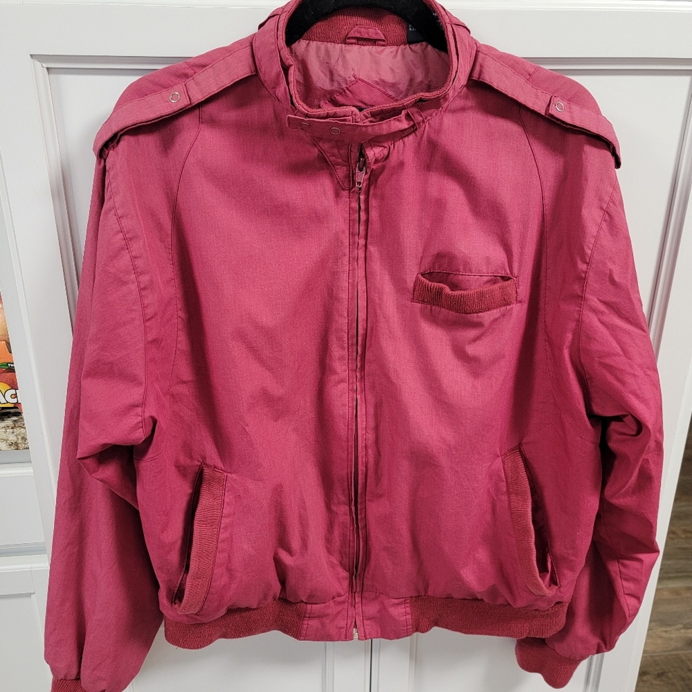 Adventurers Club J Blair Vintage Long Sleeve Full Zip Jacket Large No Sz Tag